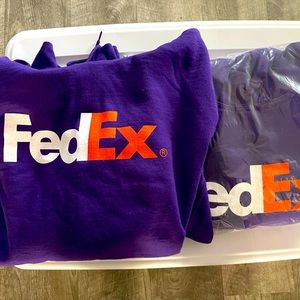 FedEx hoodie 2XL and XL new